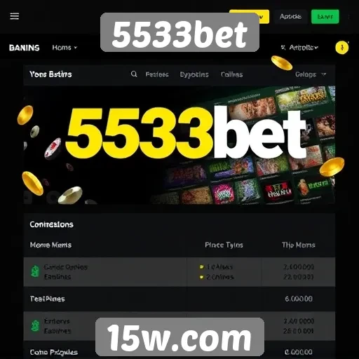 Promoções e bônus atraentes no 5533bet